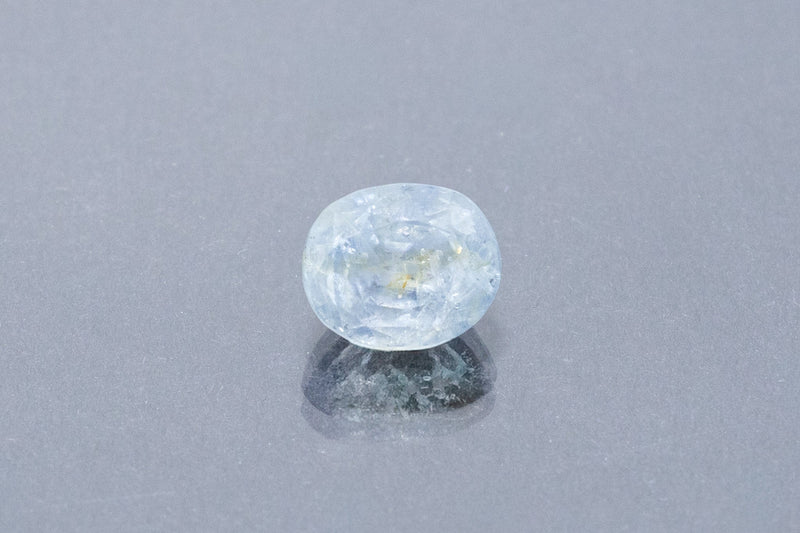 ceylon blue sapphire 6.75 carat front image