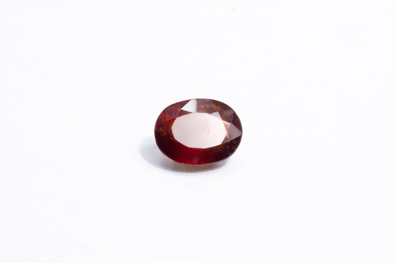 hessonite 6 carat front image