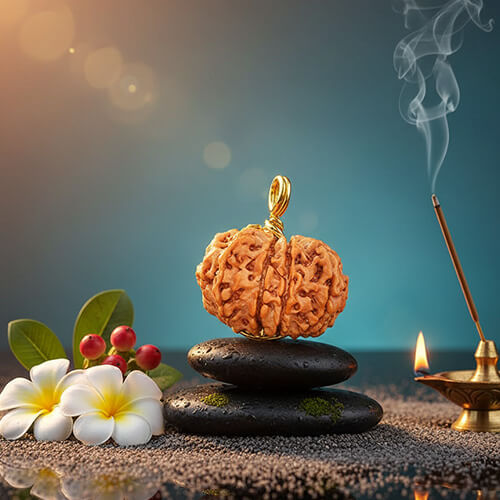 Baarah Mukhi-Twelve-Faced Rudraksha - Lab Certified (Without Mala)