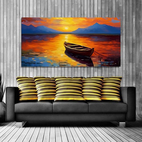 Beautiful nature landscape canvas wall painting (WP_0215N)