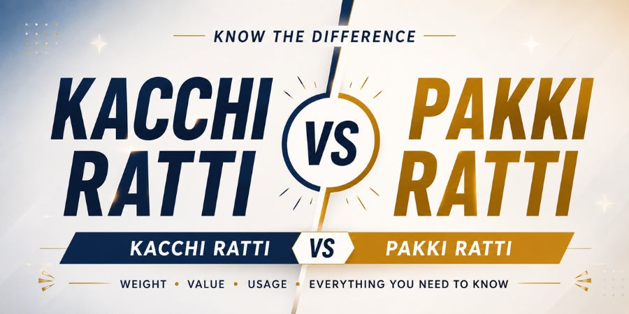 kacchi ratti vs pakki ratti