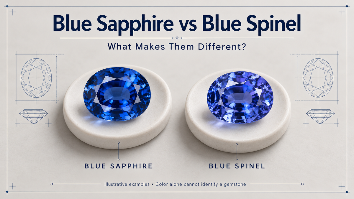 difference b/w blue sapphire and blue spinel