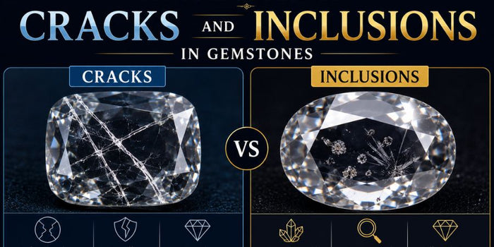 Difference Between Cracks and Inclusions in Gemstones