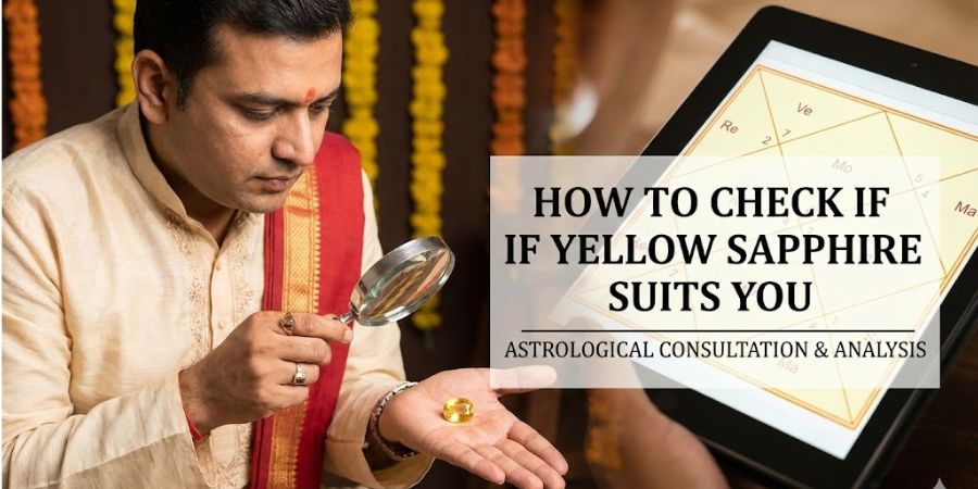 how to check if yellow sapphire suits you or not