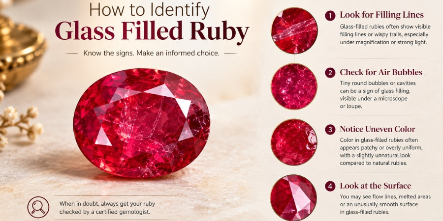 How to Identify Glass-Filled Ruby