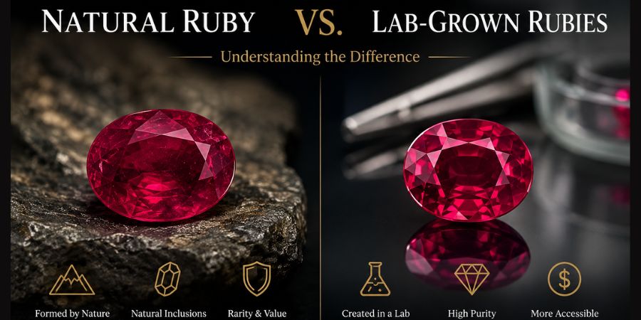 natural ruby vs lab grown rubies