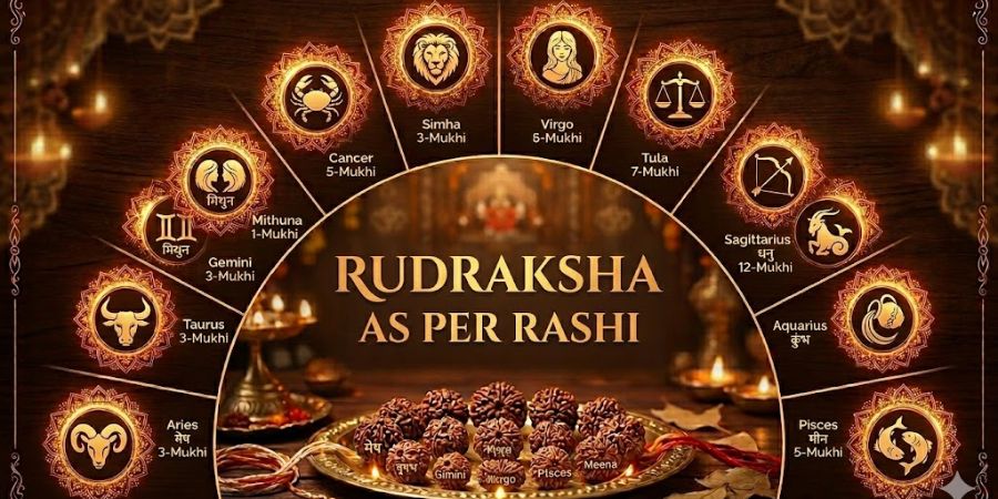 rudraksha according to your rashi