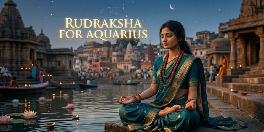 Rudraksha for Aquarius zodiac