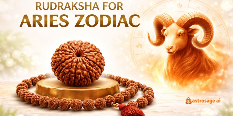 rudraksha for aries zodiac