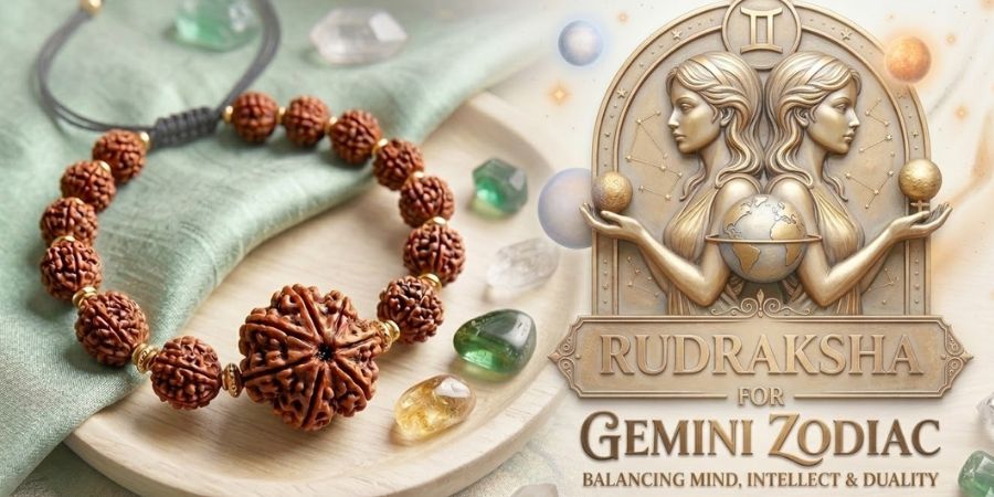 rudraksha for gemini zodiac