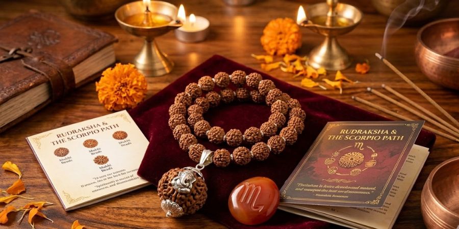 rudraksha for scorpio zodiac