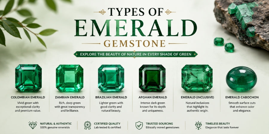 types of emerald gemstone