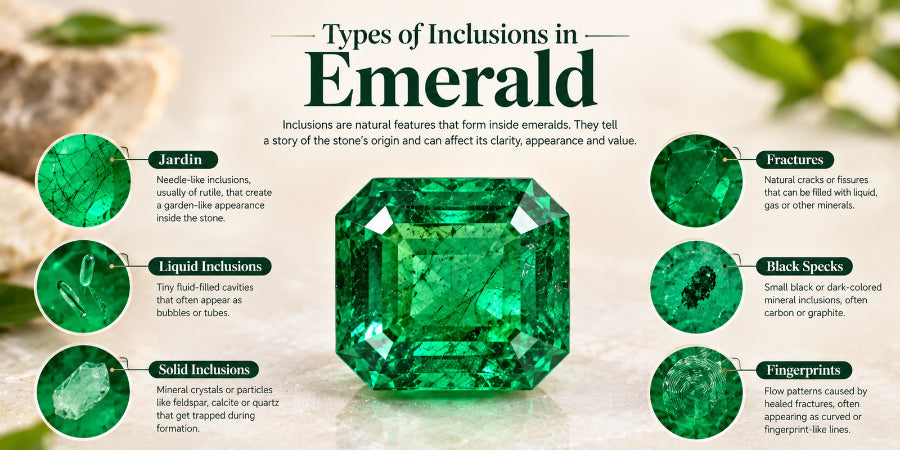 Types of Inclusions in Emerald: Meaning & Clarity Guide