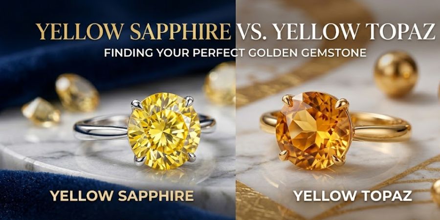 yellow sapphire vs yellow topaz
