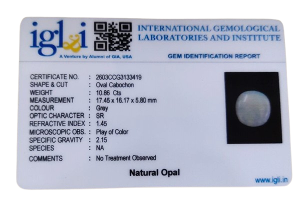 Opal - 10.86 Carat
