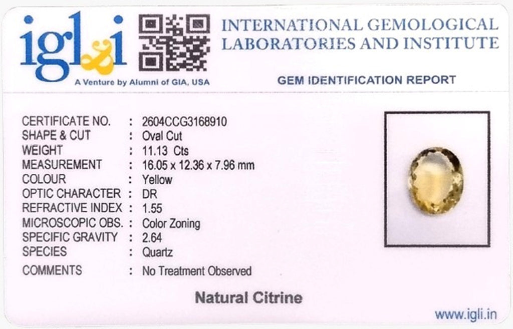 Citrine - 11.13 Carat