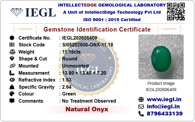 Onyx - 11.18 Carat