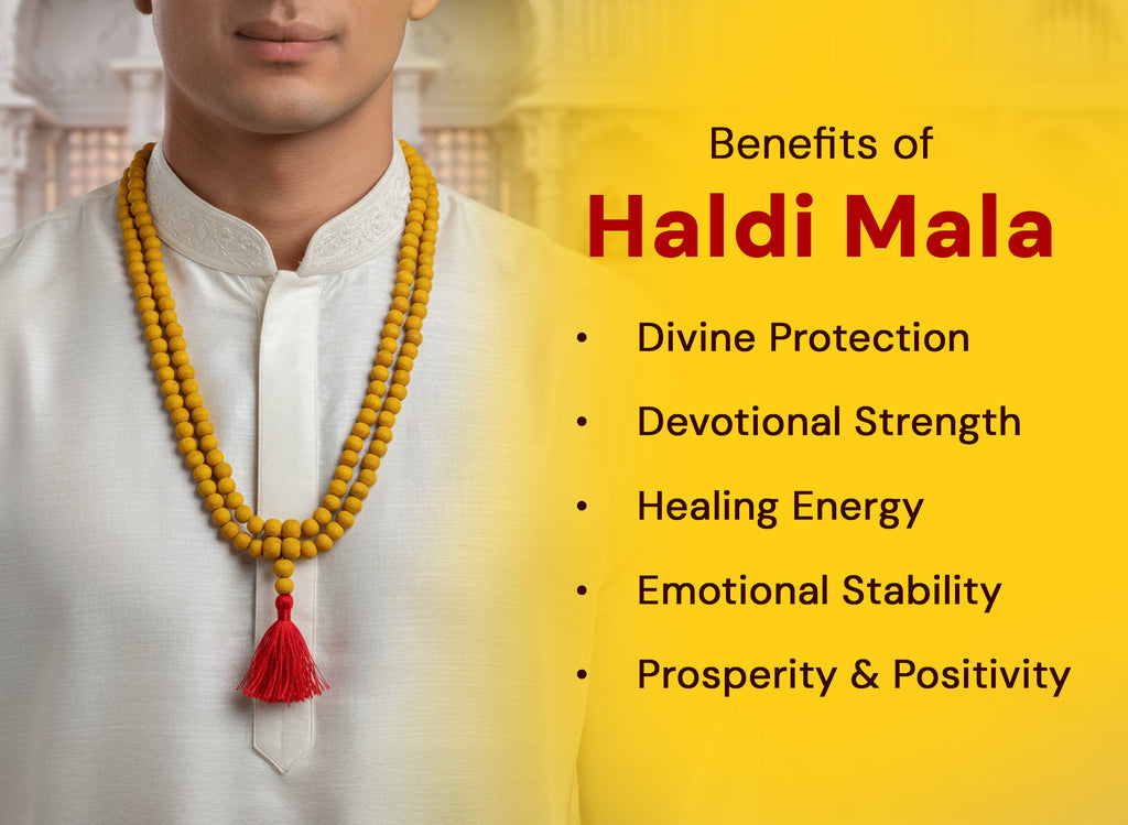 Haldi Mala - Haridhra Mala - Turmeric Mala