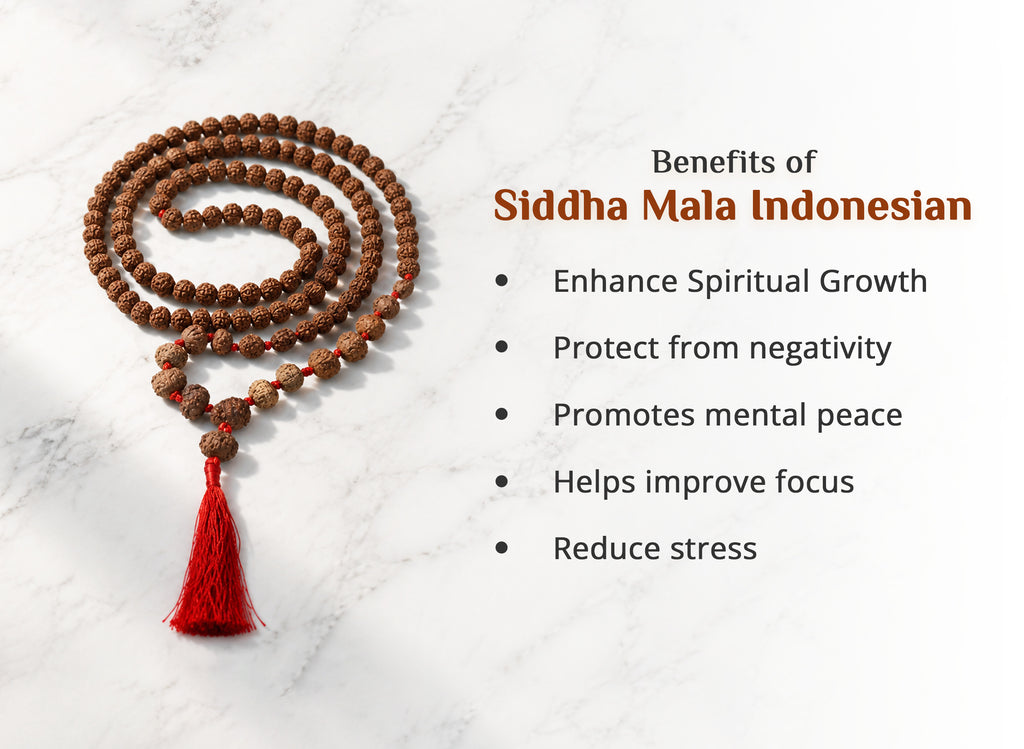 1-14 Mukhi Rudraksha Siddha Mala - Indonesian