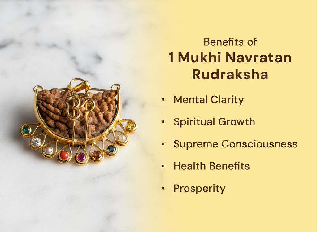 1 Mukhi (Navratan) Rudraksha