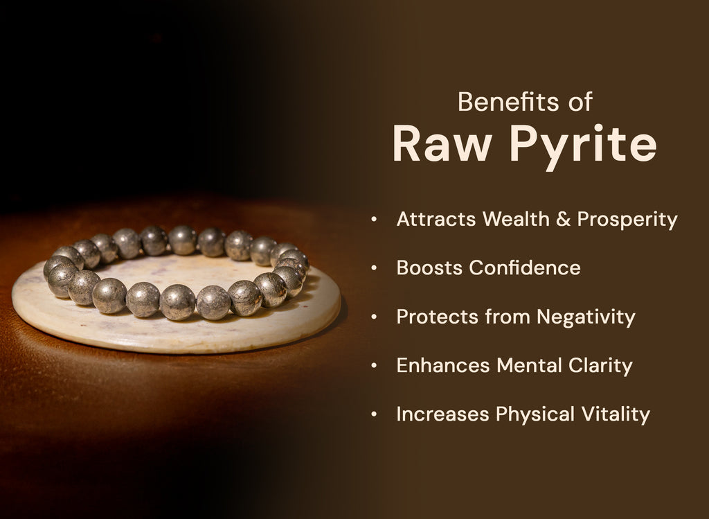 Raw Pyrite Bracelet