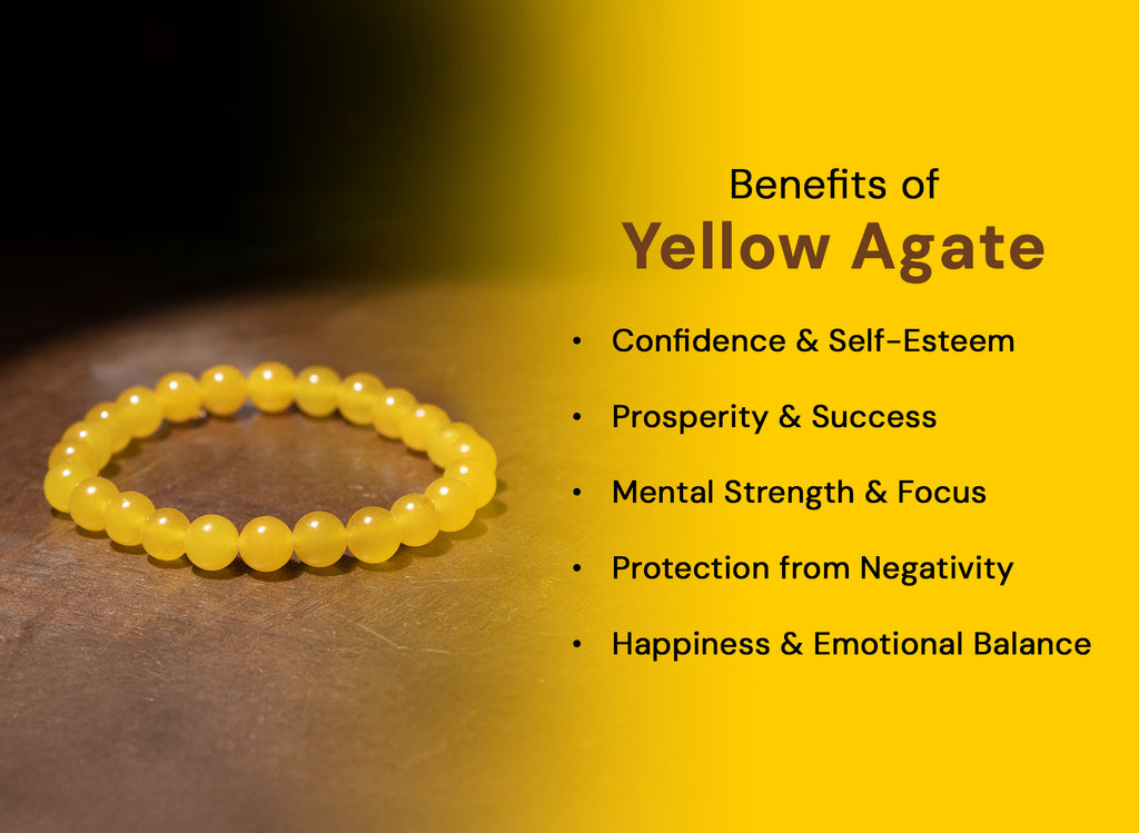 Yellow Agate (Hakik) Bracelet