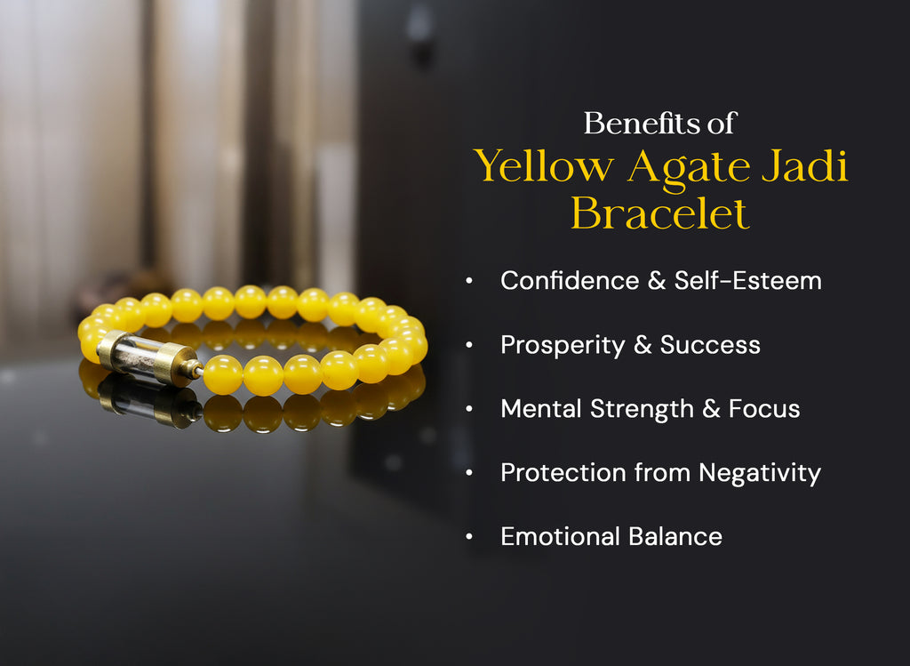 Yellow Agate Jadi Bracelet
