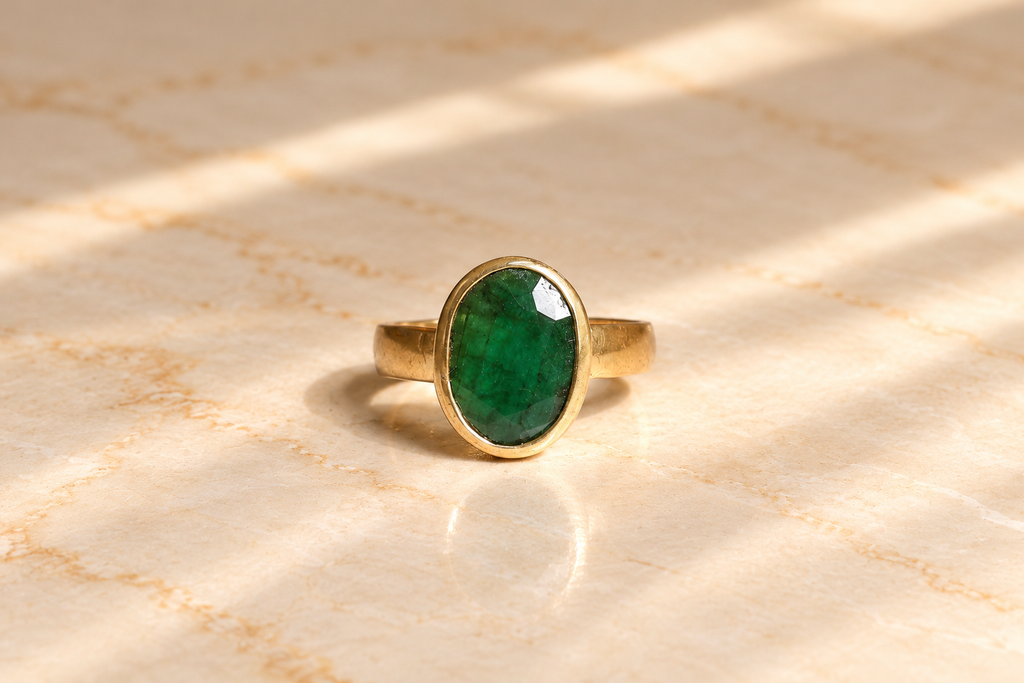 Emerald Ring (6 to 7 Ratti)