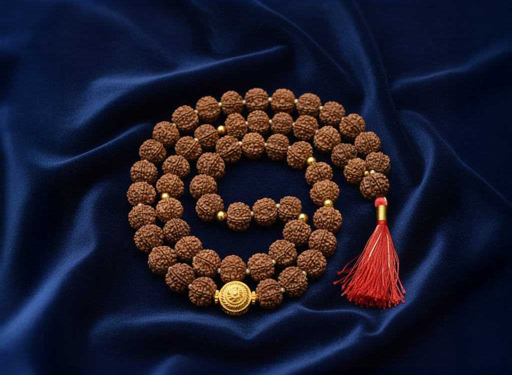 7 Mukhi Rudraksha Mala (54 Beads)