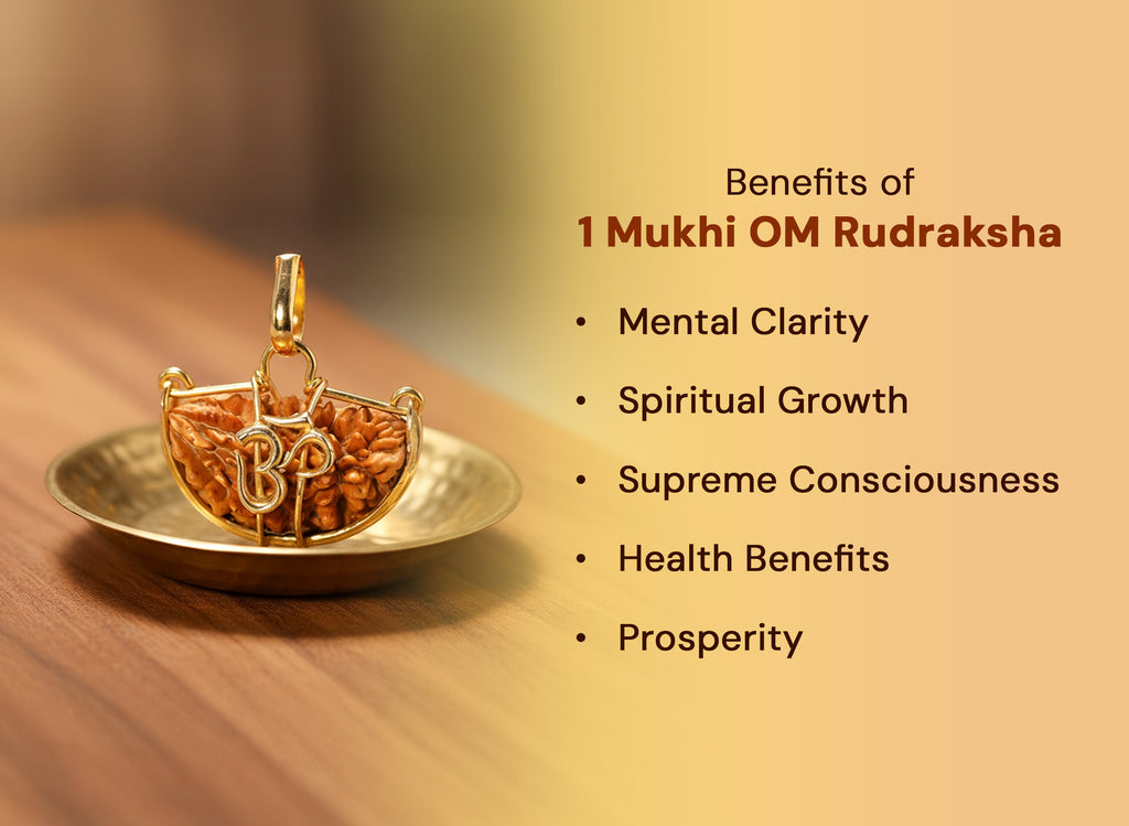 1 Mukhi (OM) Rudraksha