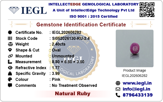 African Ruby - 2.40 Carat