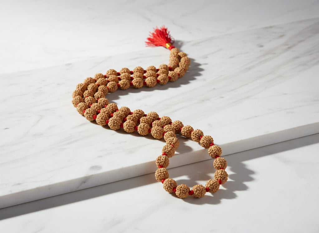 3 Mukhi Rudraksha Mala (108 Beads)