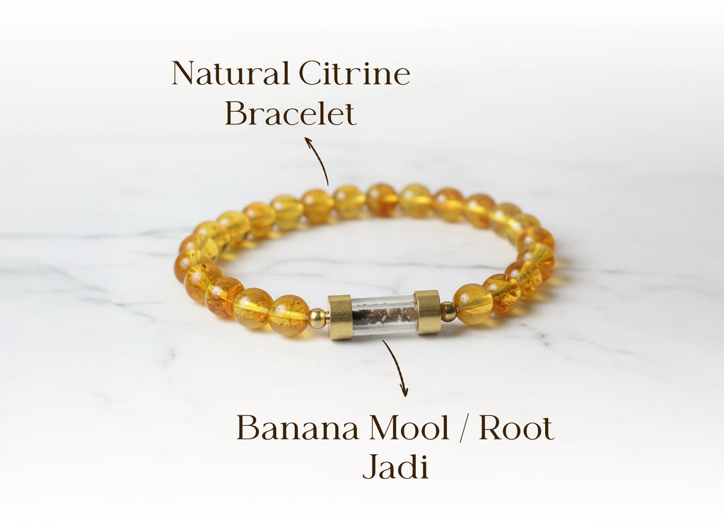Natural Citrine Jadi Bracelet