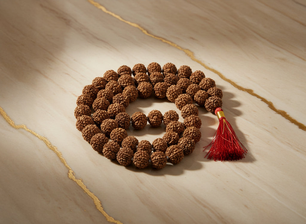 7 Mukhi Rudraksha Mala (54 Beads)