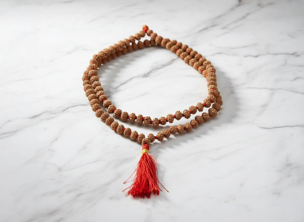 Nau Mukhi Rudraksha Mala (108 Beads)