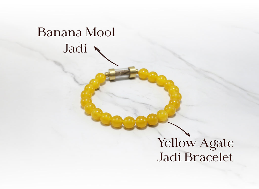 Yellow Agate Jadi Bracelet
