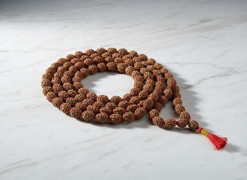 5 Mukhi Rudraksha Mala [108 Beads]