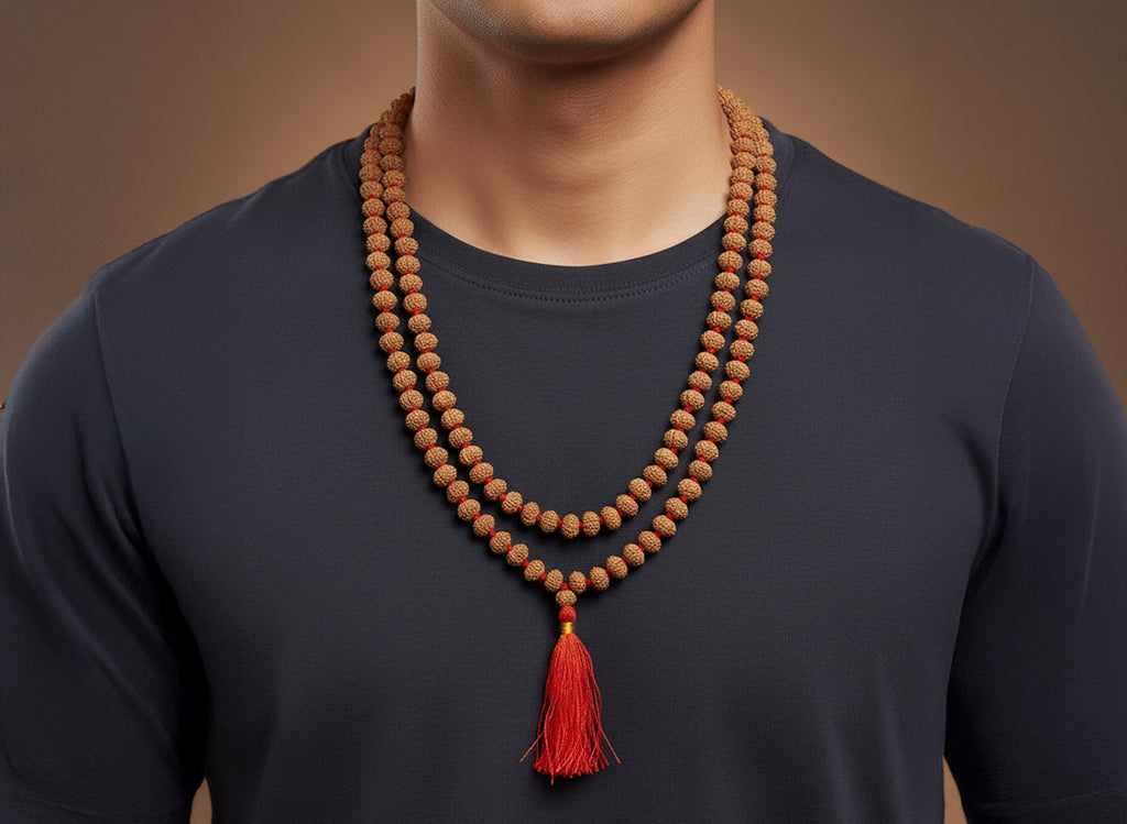 Nau Mukhi Rudraksha Mala (108 Beads)