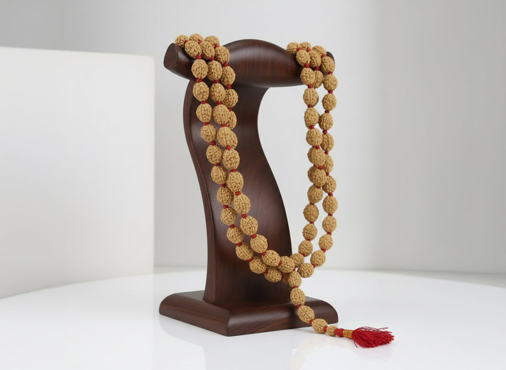 3 Mukhi Rudraksha Mala (108 Beads)