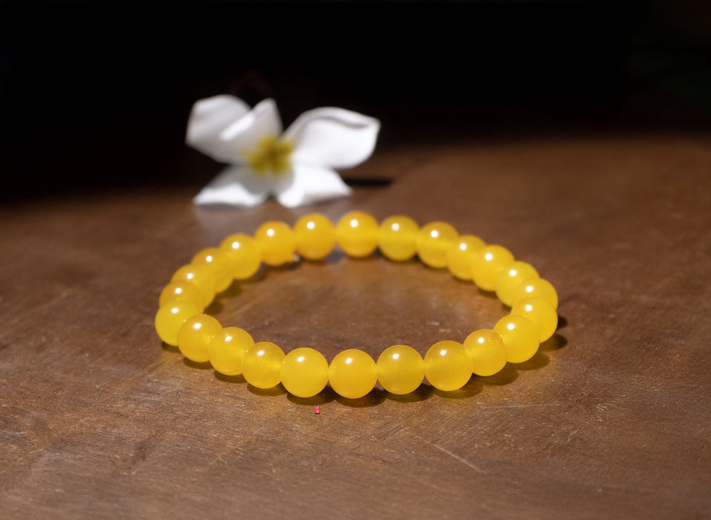 Yellow Agate (Hakik) Bracelet