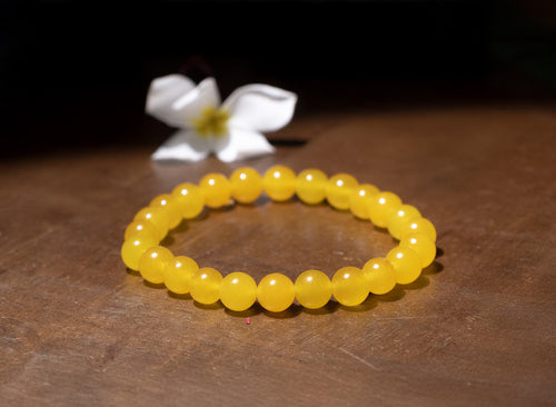 Yellow Agate (Hakik) Bracelet