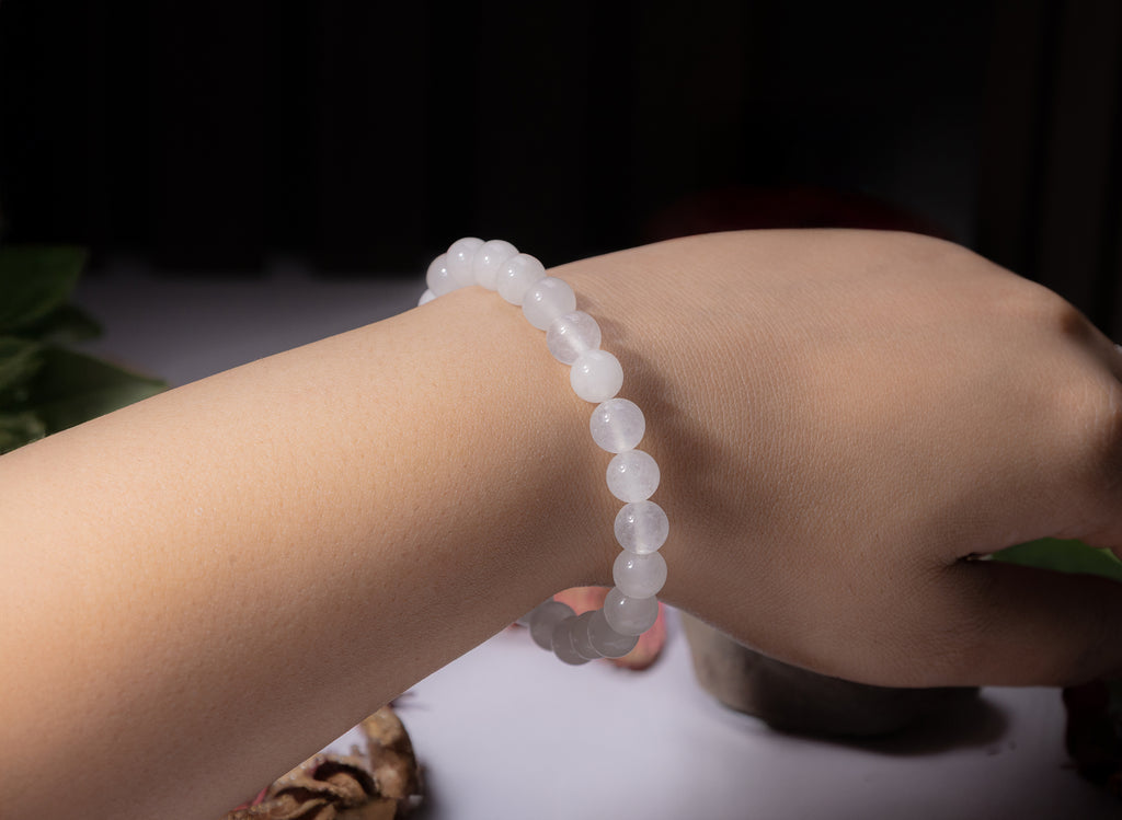 White Agate (Hakik) Bracelet