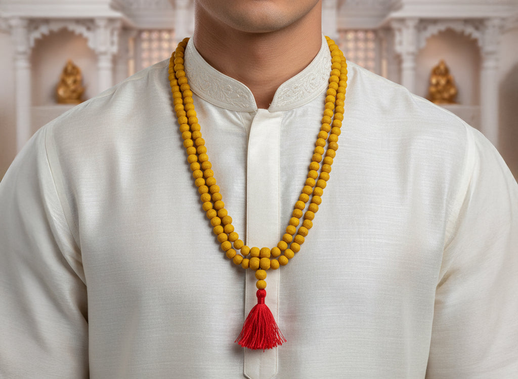 Haldi Mala - Haridhra Mala - Turmeric Mala