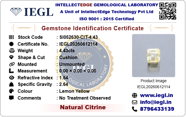 Citrine - 4.43 Carat