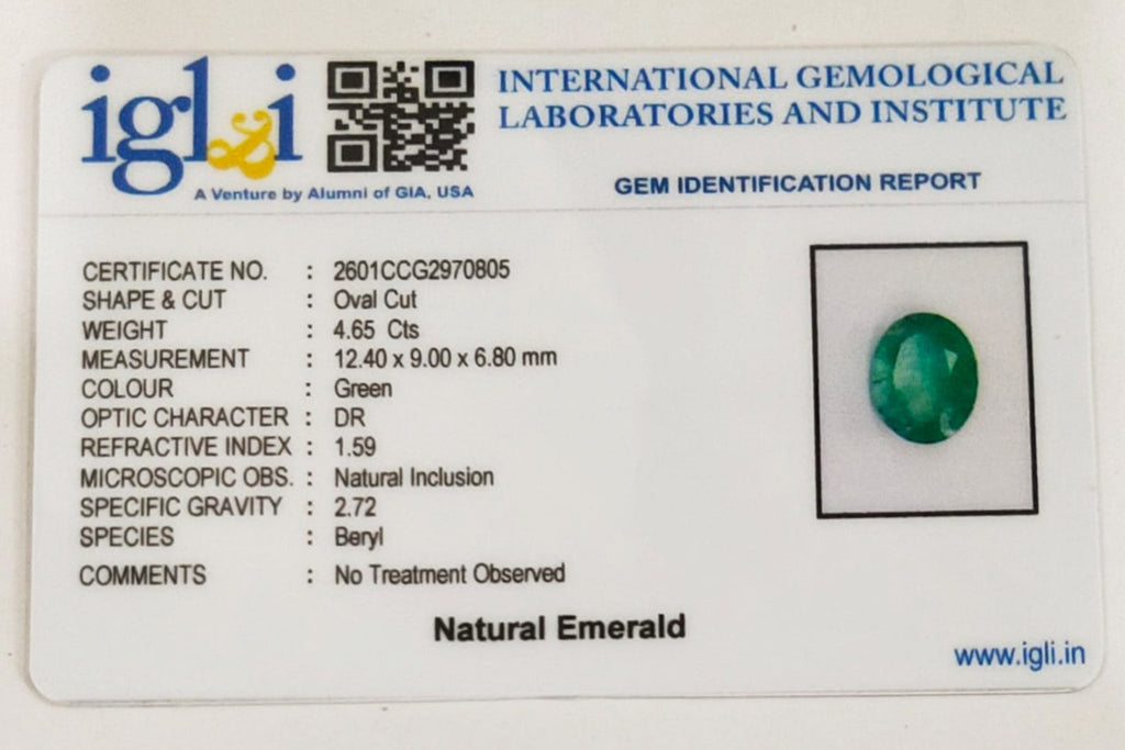 Zambian Emerald 4.65 Carat