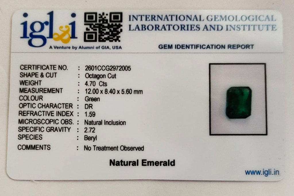 Zambian Emerald 4.7 Carat