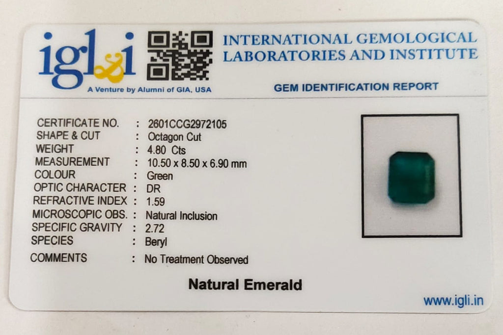 Zambian Emerald 4.8 Carat