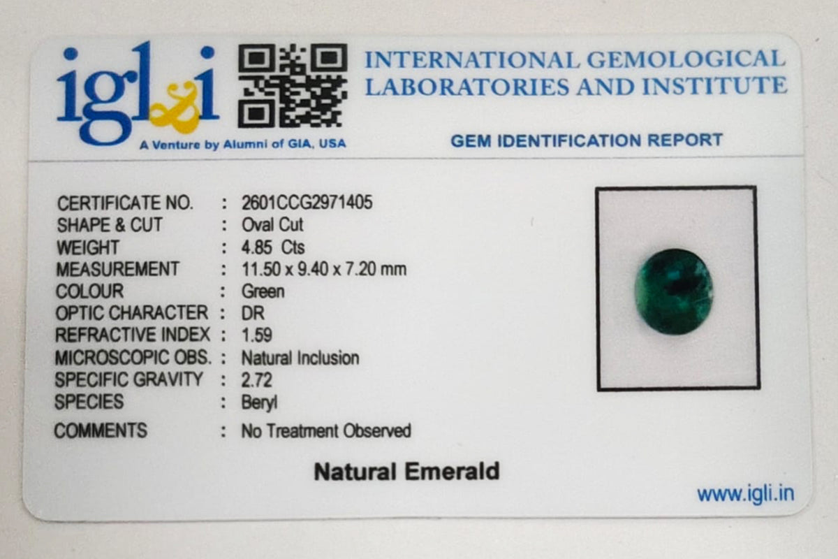 Zambian Emerald 4.85 Carat