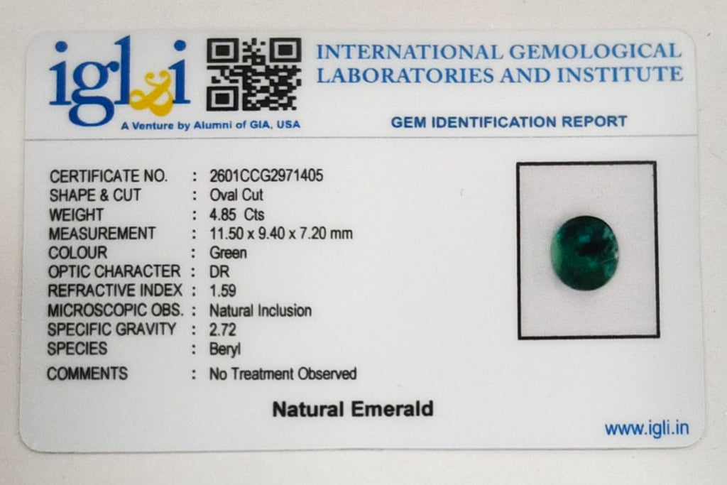 Zambian Emerald 4.85 Carat