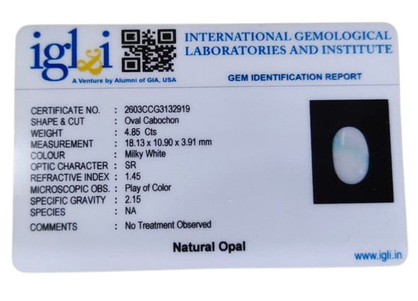 Opal - 4.85 Carat